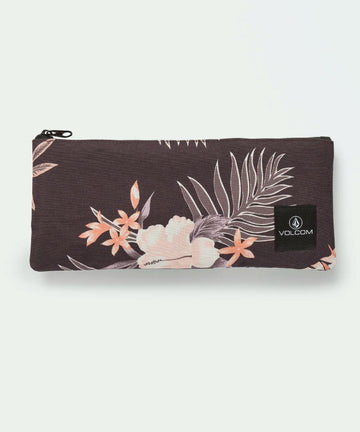 Volcom Patch Attack Pencil Case - Charcoal
